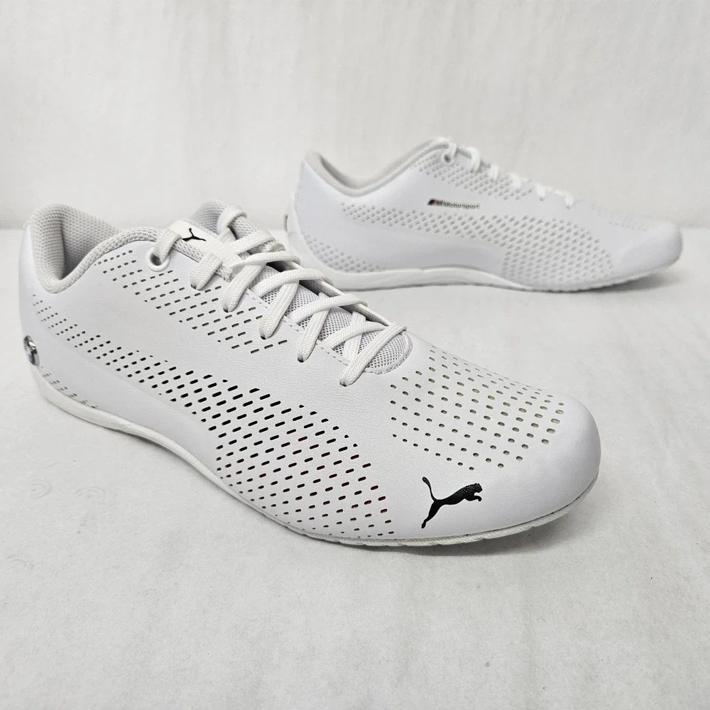 Puma BMW MMS Drift Cat 5 Ultra II M Racing Shoes 306495-02 White Womens Size 9